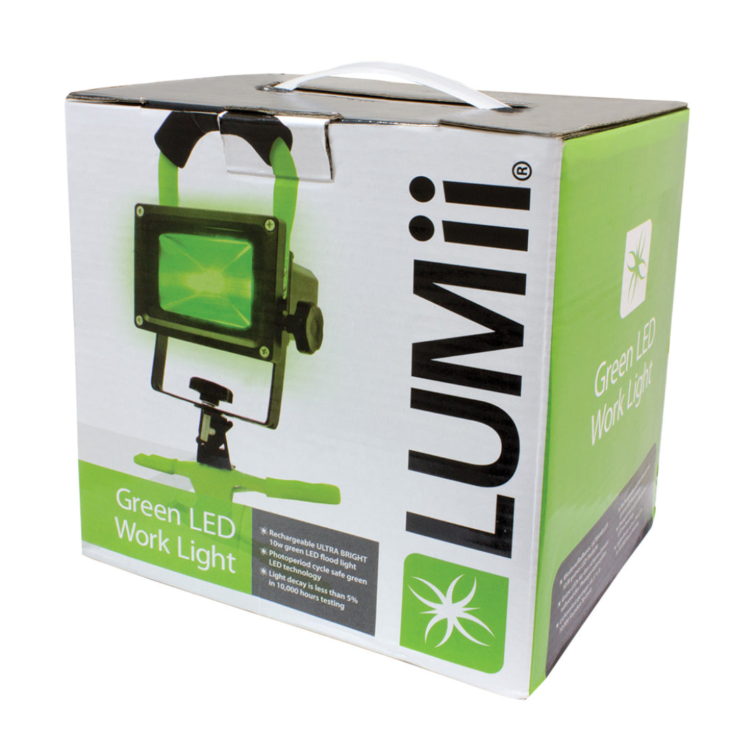 Lumii Green Led Work Light 10w