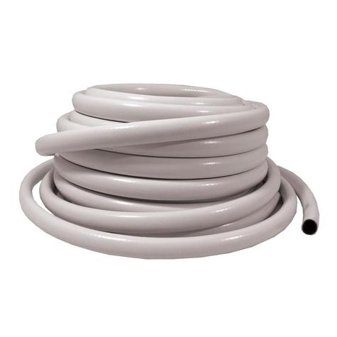 19mm White PVC Reinforced Hose - 25m