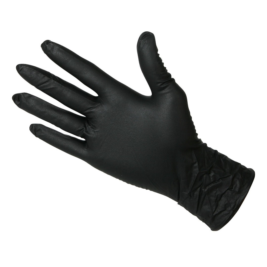 Black Hybrid Nitrile Gloves (L)