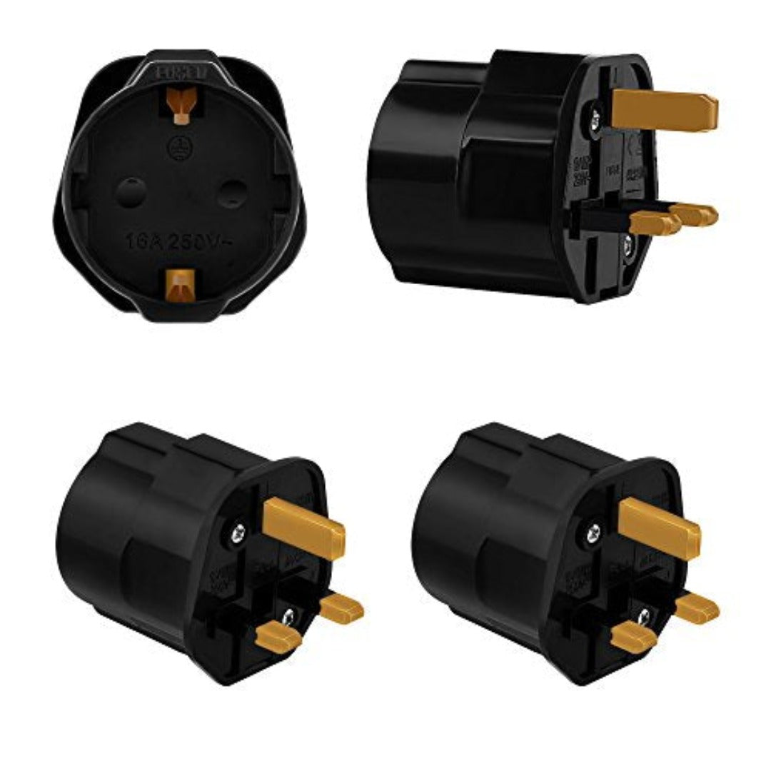 EU to UK Plug Adapter 13A