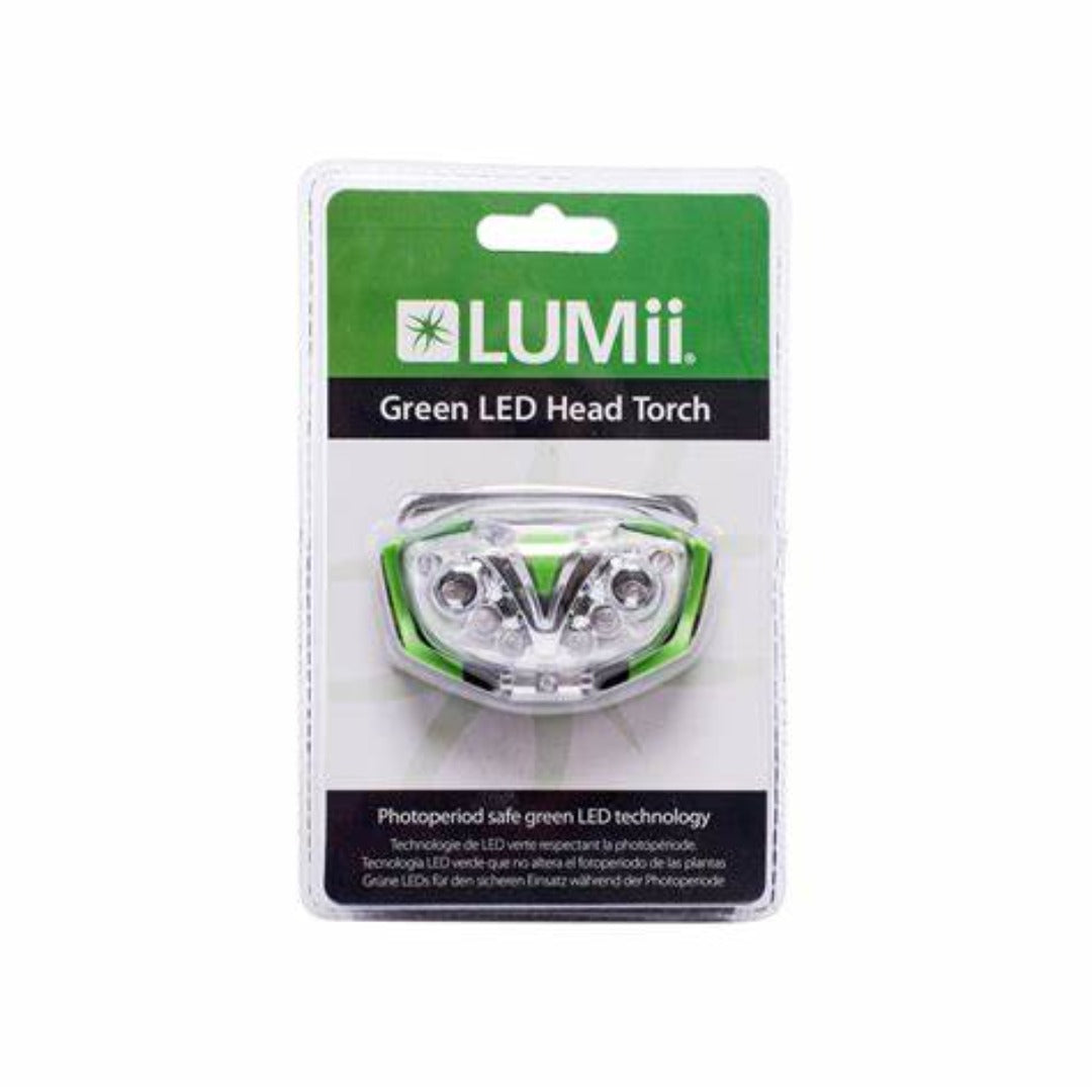 Lumii Green LED Head Torch