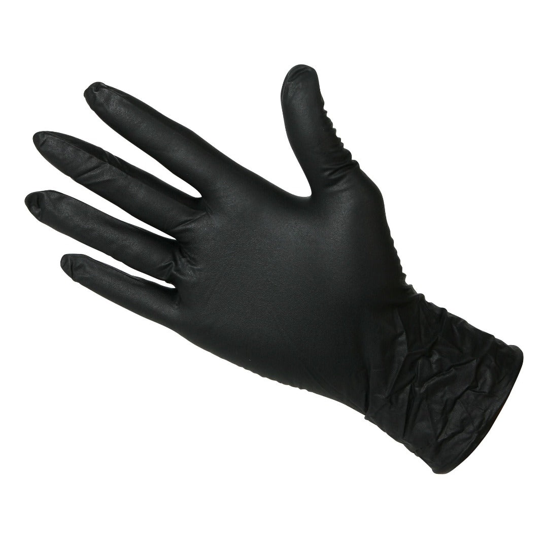 Black Hybrid Nitrile Gloves L Go Green Hydro