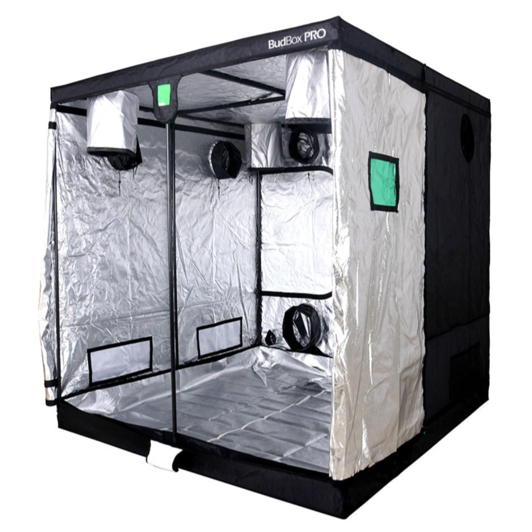 BudBox Pro Tent 200x200x220 Titan 1 Tall Silver Go Green Hydro