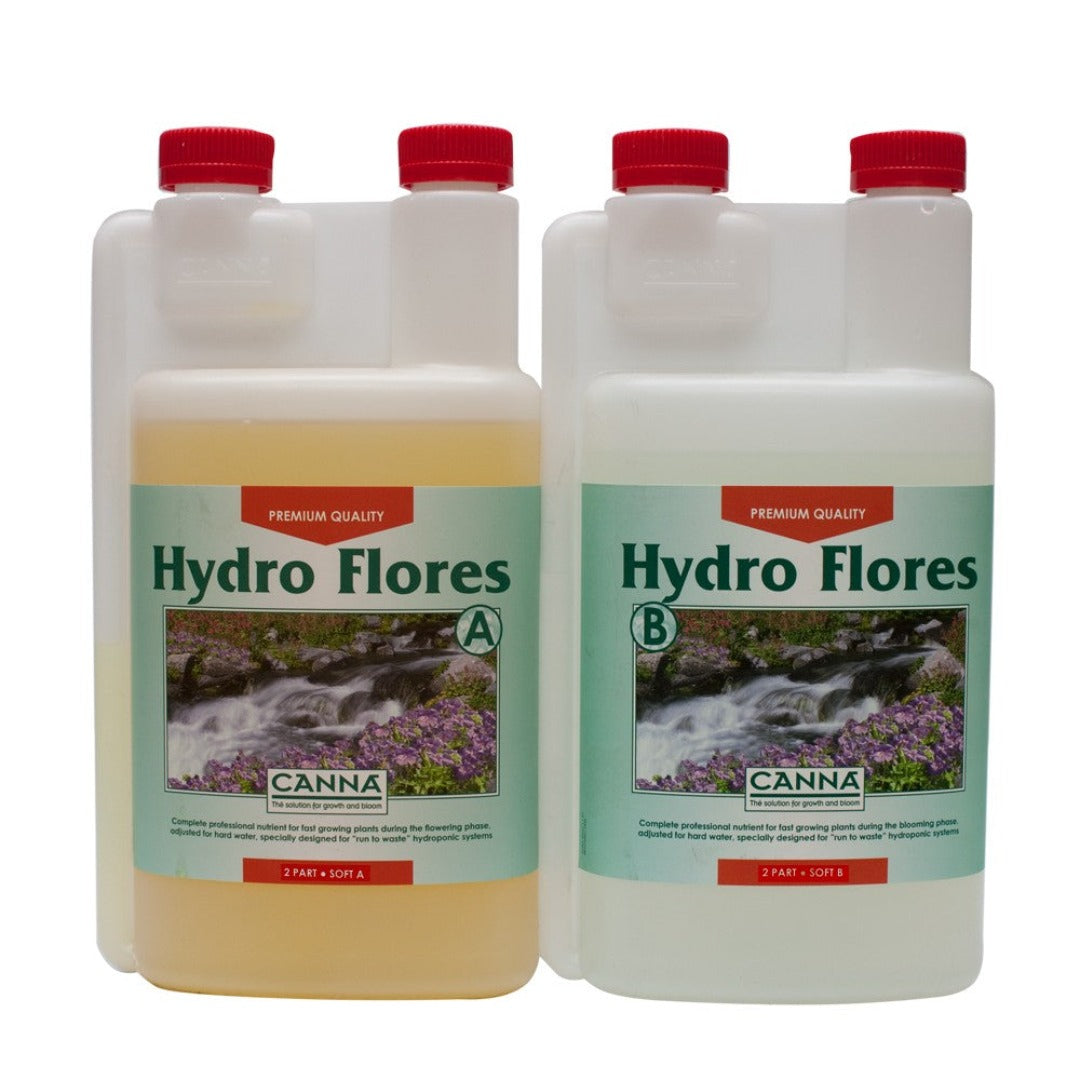 Canna Hydro Flores Hard Water Set A_B 1L Go Green Hydro