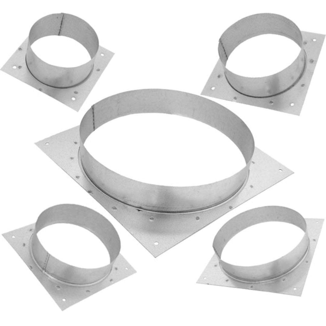 Ducting Wall Flange 100mm Go Green Hydro