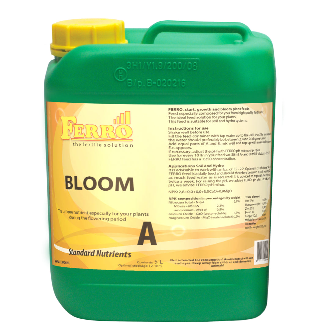 Ferro Bloom A_B Set 5Ltr Standard Go Green Hydro