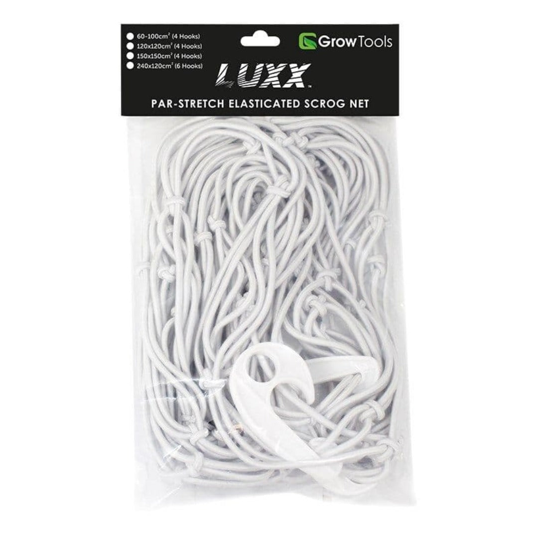 Luxx Par-Stretch White Elasticated Scrog Net (150cm x 150cm)