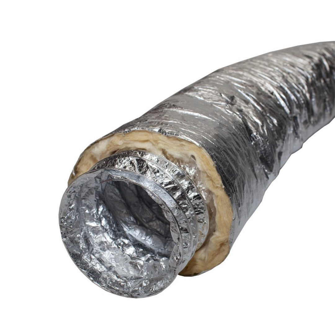 Silver Acoustic Ducting 12'' 10m Go Green Hydro